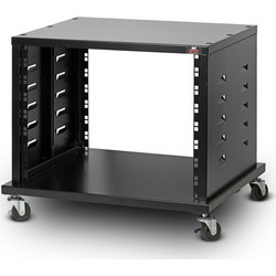 Standsteel ST-RK0816 Rack Case 8U μεταλλικό με ροδάκια ανοιχτού τύπου 19" (Περιλ. 16 βίδες Μ6)