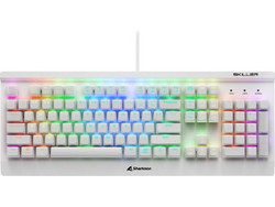 Sharkoon Shark Skiller Mech SGK3 Μηχανικό Gaming Πληκτρολόγιο με Kailh Red Διακόπτες RGB White