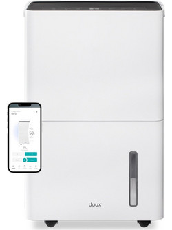 Αφυγραντήρας Duux Bora Smart DXDH20 με λειτουργία στεγνώματος, Wi-Fi και ικανότητα αφύγρανσης 20 λίτρα / ημέρα - White DXDH20
