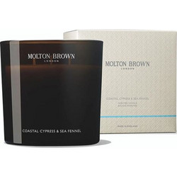 Αρωματικό Κερί Coastal Cypress Sea Fennel 3 Φυτίλια 600gr Molton Brown