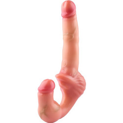 Strapless Strap-On Double-Ended Vibrating Dildo