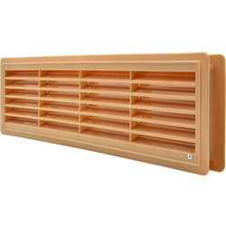 EL02-130 DOOR GRILLE 115x430MM, BEIGE - 500196/B
