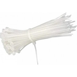 CABLEXPERT NYLON CABLE TIES 150x3,6MM FROST+UV RESISTANT (100PCS/BAG) WHITE