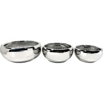 Argento Σετ Κασπώ Κεραμικά Ασημί 43x43x18cm 3τμχ
