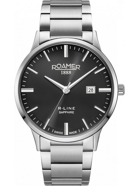 Roamer R-Line Ανδρικό Ρολόι με Ασημί Μεταλλικό Μπρασελέ 718833415570