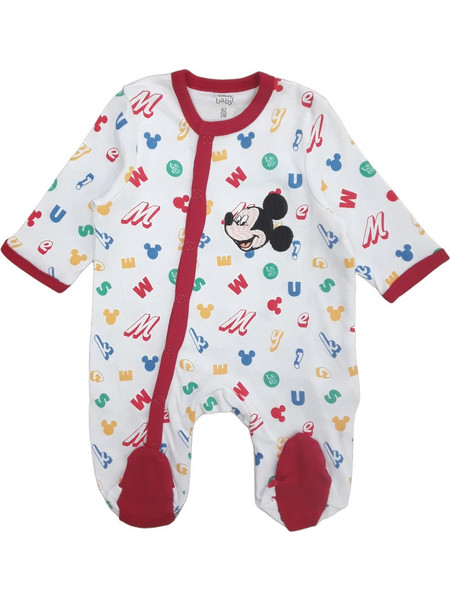 Disney Baby Mickey Φορμάκι Μακρυμάνικο Κόκκινο 8030276