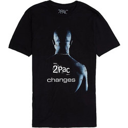 MISTER TEE Men Tupac Changes Back Tee - BLACK - MT1502