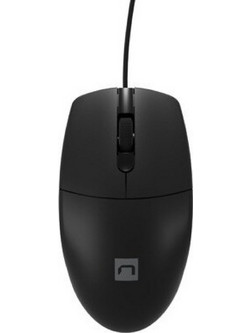 Natec Ruff Plus Ενσύρματο Ποντίκι Black
