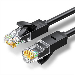 Ugreen Flat U/UTP Cat.6 Καλώδιο Δικτύου Ethernet 3m Black 50175