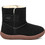 UGG Παιδικά Μποτάκια Μαύρα με Σκρατς και Γούνα 1157634T-BLK
