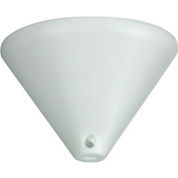 SPC 002 WH ΡΟΖΕΤΑ ΛΕΥΚΗ ΠΛΑΣΤΙΚΗ Φ11x7