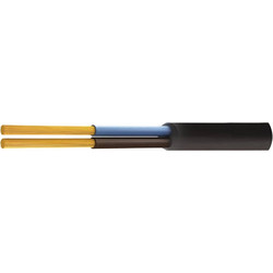 ΚΑΛΩΔΙΟ ΗΛΕΚΤΡΟΛΟΓΙΚΟ ΕΥΚΑΜΠΤΟ H03VVF 3X0.75mm ΜΑΥΡΟ TOP (ΣΕΤ ΜΕ 100)
