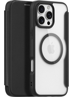 Dux Ducis Skin X Pro Book Θήκη Δερματίνης για iPhone 16 Pro Μαύρο