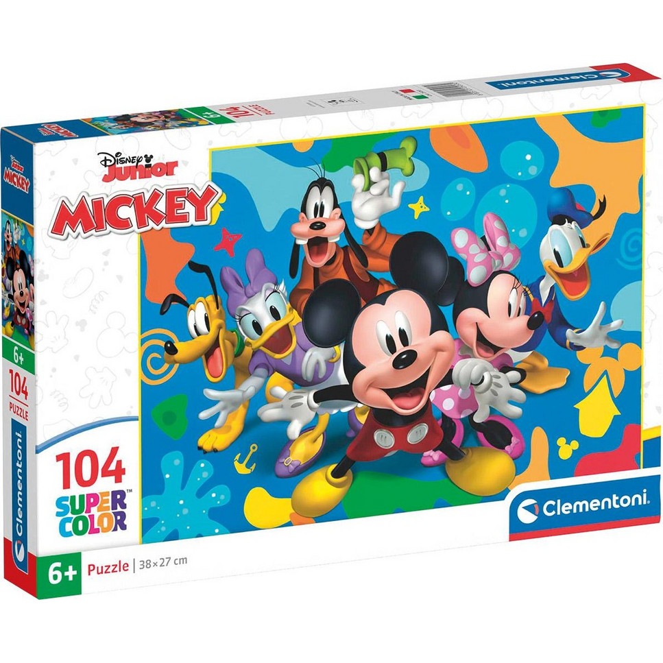 Παιδικό Puzzle Clementoni Super Color Disney Junior Mickey & Friends ...