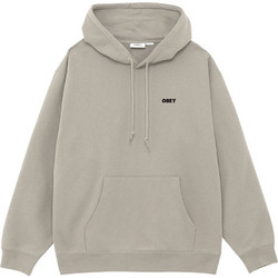 Obey Ανδρικό Φούτερ Fleece με Κουκούλα & Τσέπες Γκρι 112844193-MNS