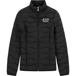 EA7 Γυναικείο Μπουφάν Χειμωνιάτικο Puffer Μακρύ Μαύρο 8NTB21TNF8Z-0200