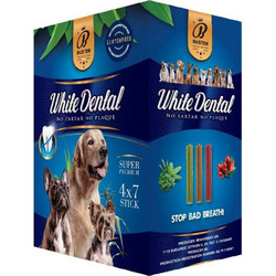 Buster White Dental Large Sticks Meat 28τμχ 1080gr