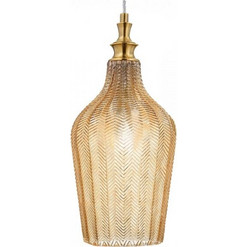 LUCE CLEOFE-S/ Κρεμαστό Φωτιστικό Οροφής Μονόφωτο E27 Χρυσό 12-A