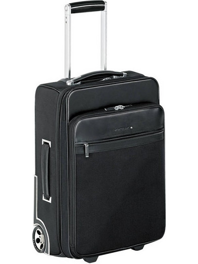 Montblanc Nightflight 38046 Βαλίτσα Καμπίνας 56x38x22cm με 2 Ρόδες Μαύρη