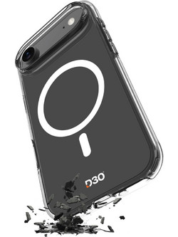 Puro Impact Clear D3O TPU+PC MagSafe Compatible Case for iPhone 17 Air - Transparent