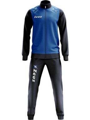 Zeus Tuta Easy Ανδρικό Σετ Φόρμας με Λάστιχο Navy Μπλε Royal Blue