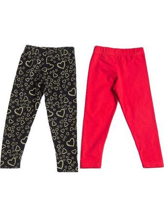 Joyce Girls Legging Set 216181 Black/Red