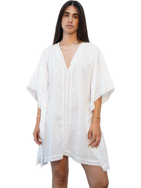 Pareo Beach Dress White
