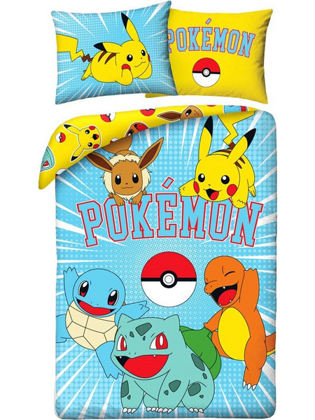 Pokemon Duvet Set Ver. 14 140 x 200 cm / 70 x 90 cm