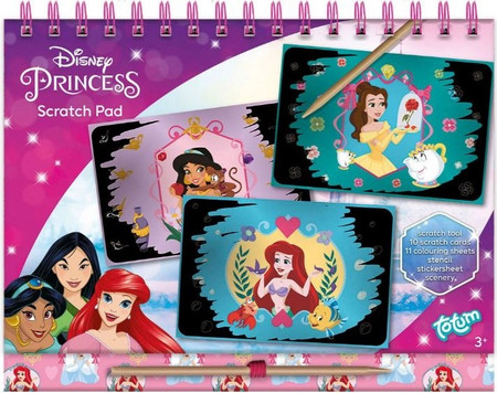 Totum Disney Prinses Scratch Book (110713)