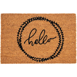 Πατάκι Εισόδου Αντιολισθητικό Coco 002 Hello 40x60εκ Sdim