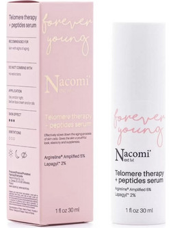 Nacomi Next Level Forever Young Telomere Therapy & Peptides Ενυδατικό Serum Προσώπου με Βιταμίνη E Υαλουρονικό & Πεπτίδια 30ml