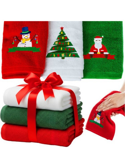 Ruhhy Christmas Towels - Set Of 3 26727 - (18603-0)