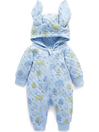 Bunny Quilted Growsuit