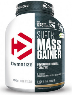 Dymatize Super Mass Gainer Cookies & Cream Πρωτεΐνη Ορού Γάλακτος Όγκου 2.94kg