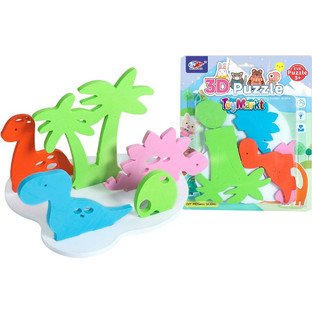 Παιδικό Puzzle ToyMarkt Δεινόσαυροι 3D 5 Κομμάτια
