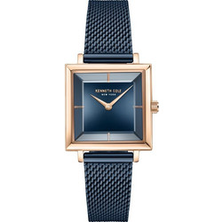 Kenneth Cole Modern Classic Γυναικείο Ρολόι με Μπλε Μεταλλικό Μπρασελέ KCWLG0026504