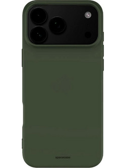 Θήκη iPhone 18 Pro / 17 Pro Spacecase Silicone Case Σιλικόνης - Dark Green (5905719131371)