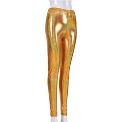 Gold foil leggings