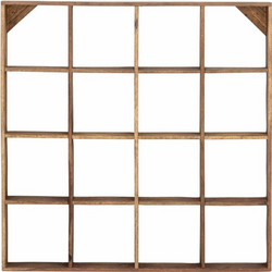 Bloomingville - Tilo Reclaimed Wood Shelf 70x70x10 cm - Brown