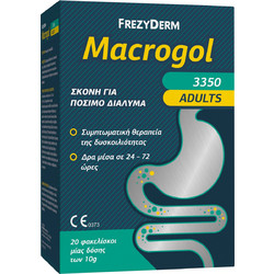 Frezyderm Macrogol 3350 Adults Πεπτικό Βοήθημα 20x10gr