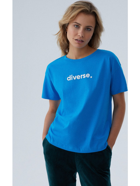 Diverse T-shirt BLOMA 2 - BLUE