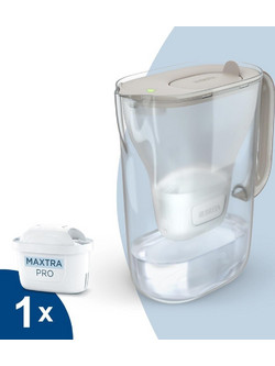 Brita Style Essential+1 Maxtra Pro Pp Filter Jug (sand) - (1058041)