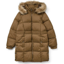 Vero Moda Γυναικείο Μπουφάν Χειμωνιάτικο Puffer Μακρύ Καφέ 10311765