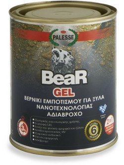 Palesse BeaR Gel Καρυδιά Σκούρα Συντηρητικό Εμποτισμού Ξύλου Έτοιμο προς Χρήση Gloss 0.75lt