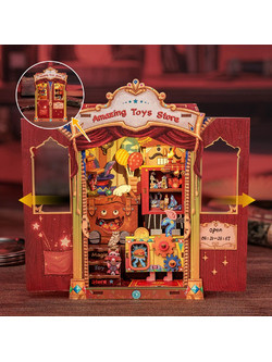 Cutebee Amazing Toys Store 3D Book Nook DIY 107 Κομμάτια 17cm