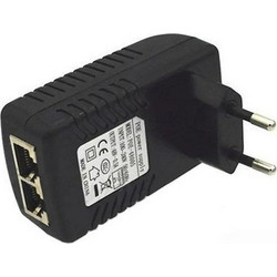 Τροφοδοτικό Wall Eu 48V 0,5A Προσαρμογέας Ethernet Ip Poe Injector A-044