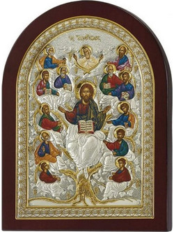 Ασημένια Εικόνα Η Άμπελος Princesilvero MB/E1200AX 20x26cm - PrinceSilvero
