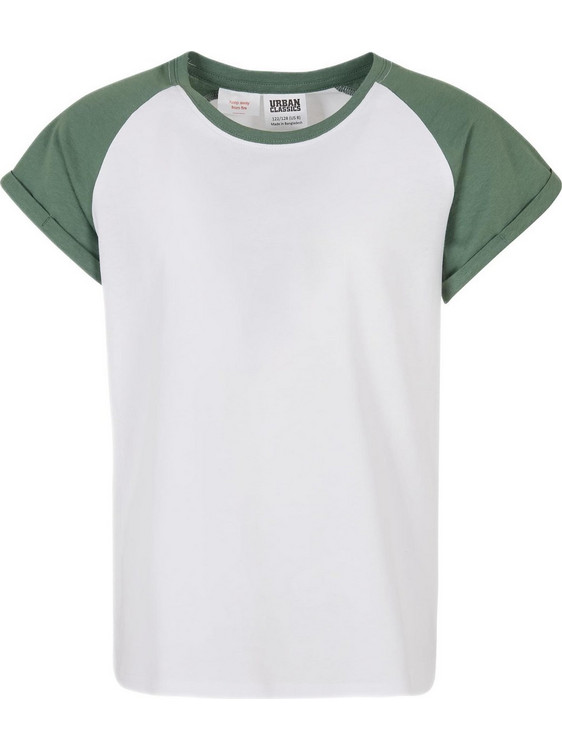 Urban Classics Παιδικό T-Shirt UCK1913 White/Green