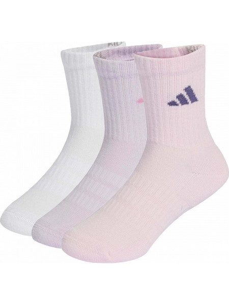 CUSHIONED SPORTSWEAR CREW SOCKS 3 PAIR PACK CLPINK/WHITE/ICELAV