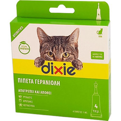 Dixie Γερανιόλη Πιπέτες Γάτας 4x1ml